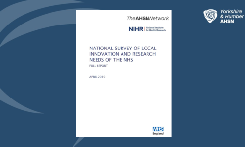 National survey of local research and innovation needs of the NHS