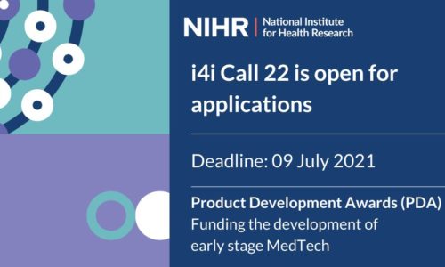 NIHR launches next round of i4i Product Development Awards (PDA)