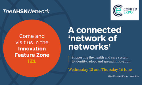 Join us in the AHSN Network's Innovation Feature Zone at ConfedExpo 2022
