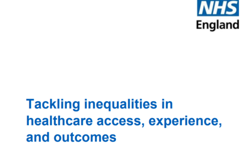 Tackling healthcare inequalities in access, experience and outcomes